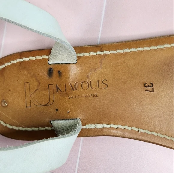 K. Jacques Calfat Leather Sandal - Picture 7 of 7